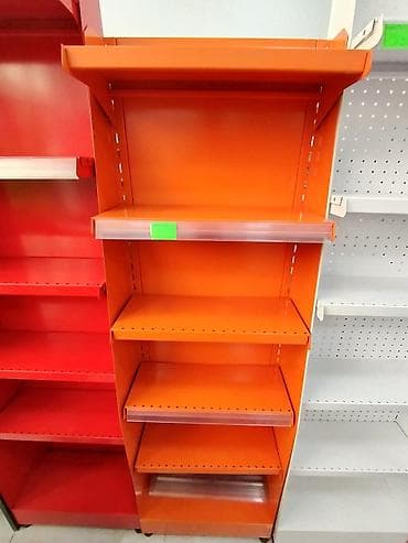 Аренда оборудования: Mağaza rəfi – metal, tək tərəfli modul konstruksiya Təzə. 4 eded var — 1