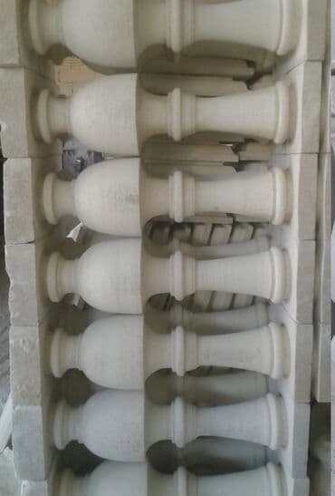 большие горшки для цветов: Bahar və yay çiçəkləri üçün nəzərdə tutulmuş, daşdan hazırlanmış — 40