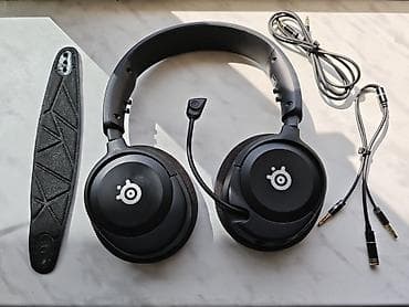 İşlənmiş Simli Qulaqcıqlar, SteelSeries, rəng - Qara