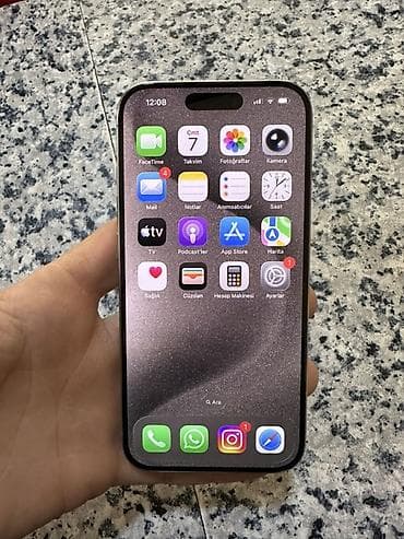 irşad qaz peçi: IPhone 15 Pro, 128 GB, Gümüşü — 3