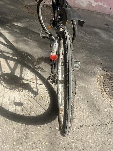 roker velosiped: Dağ tipli/şəhər üçün uyğun velosiped - Rəng: qara, qırmızı-ağ — 5