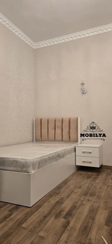 tuba: Təknəfərlik çarpayı, 2 tumba, Dolab, Komod, Azərbaycan, Yeni — 10