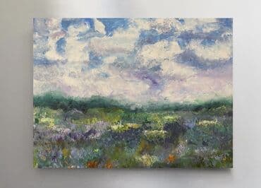 Bitkilər: Oil on canvas 50x40 — 2