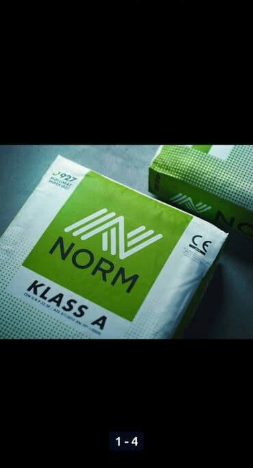 norm sement satışı: Məhsul: NORM sement – KLASS A - Brend: NORM - Sertifikat: CE — 1