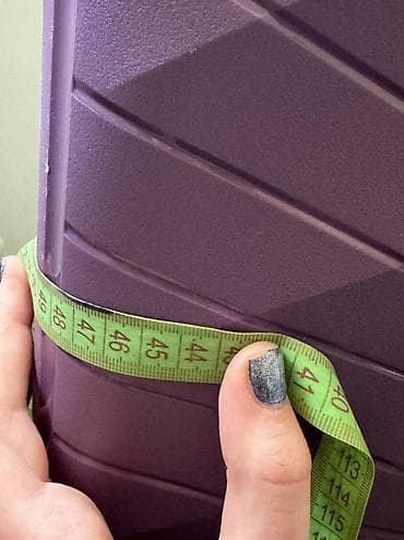 Şahmatlar: Bənövşəyi sərt korpuslu səyahət çamadanı - Material: mat səthli sərt — 3