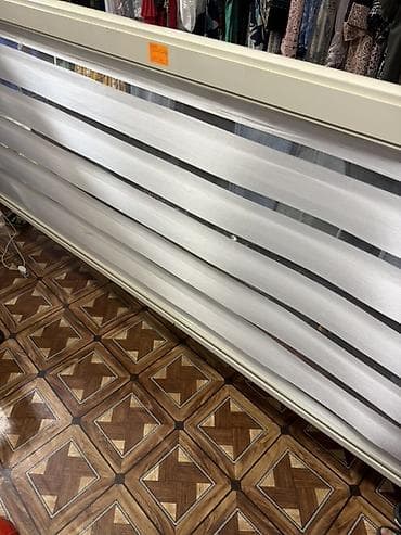 sintepon material: Zebra jalüz pərdə 2.10x 3 metr - Növ: Zebra (qat-qat şəffaf və sıx — 1