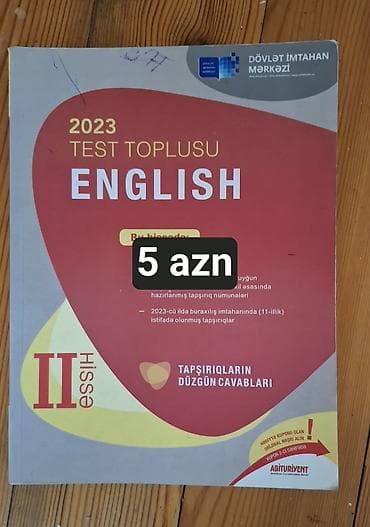 İngilis dili Testlər 11-ci sinif, DİM, 1-ci hissə, 2022 il — 2