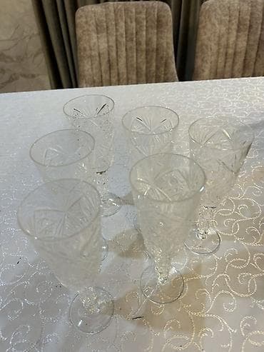 Qədəhlər, Xrustal, 6 ədədli dəst