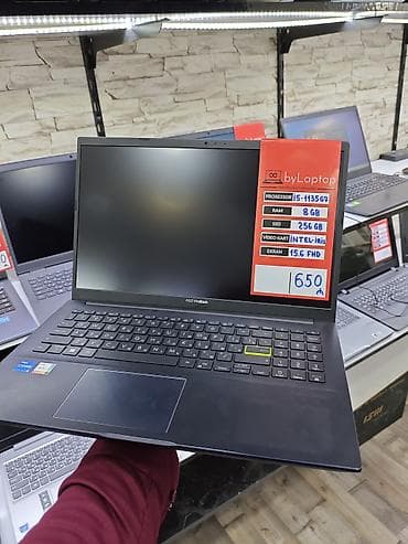 ASUS VivoBook noutbuku Texniki göstəricilər: - Prosessor: Intel Core