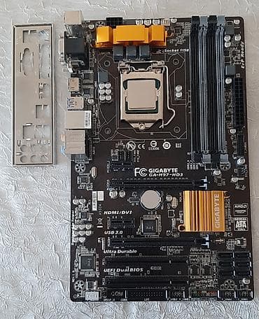 Bundle satılır - 120 AZN Ana plata : Gygabyte GA-H97-HD3 Plata
