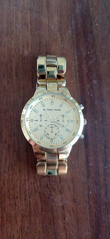 michael cors: Michael Kors qadın qol saatı – qızılı rəng - Korpus və qolbaq — 1