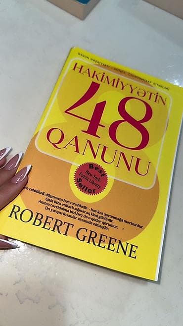 Digər kitablar və jurnallar: Məhsul: Kitab – “Hakimiyyətin 48 Qanunu” Müəllif: Robert Greene Dil — 1