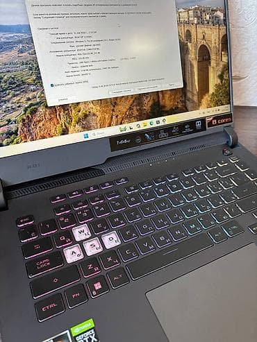 asus notebook: Asus Rog Strix Amd Ryzen 7 4800h | 16GB DDR4 RAM | 512 GB SSD | — 6