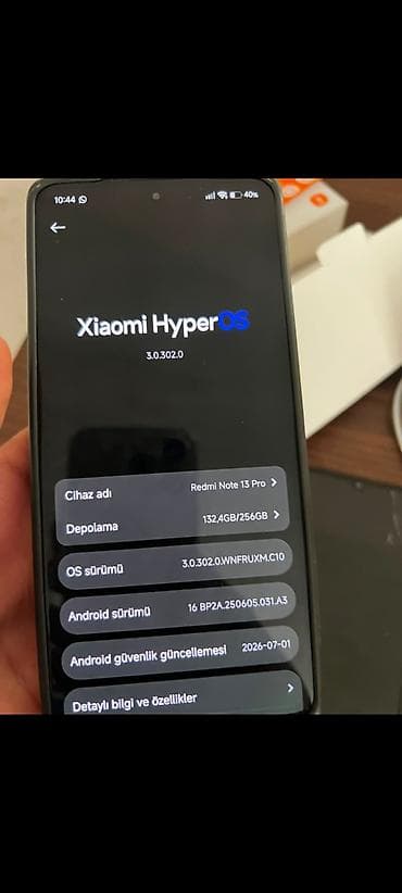 borofone be28 plus: Redmi Note 13 Pro, 256 GB, rəng - Qara, Sənədlərlə — 4