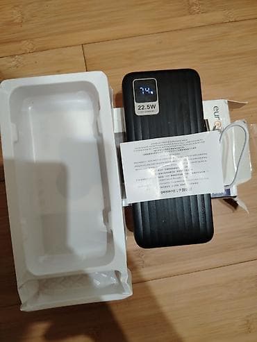 Euroacs Powerbank — 22.5W sürətli enerji bankı Xüsusiyyətlər: - Güc — 3