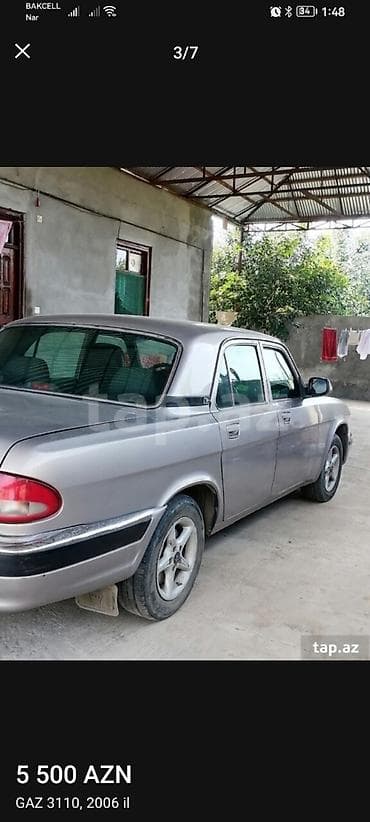 GAZ 31105 “Volqa”, 2006 - Kuzov: sedan, gümüşü rəng - Mühərrik — 4