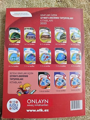 Тесты: Məhsul: 2023 Test Toplusu – Azərbaycan dili və English (I hissə) — 4