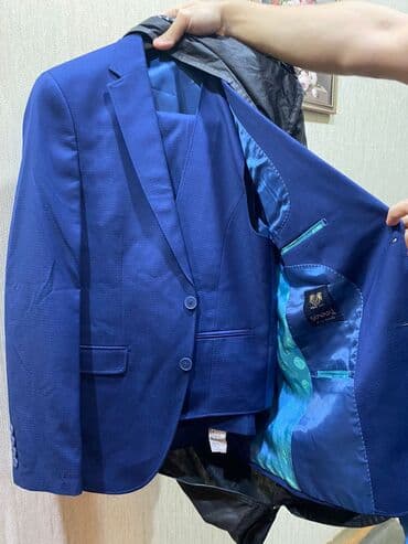 göy rəngli kişi cemperləri: Kostyum, Demisezon, M, rəng - Göy — 2