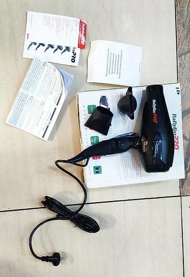 istilik feni: Fen hava feni BaByliss PRO 2400 watt tam orjinal professional salon — 5