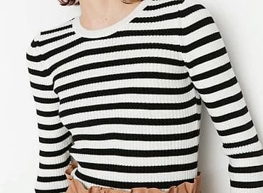 Sviterlər: Sviter, Trendyolmilla, S, rəng - Ağ — 4