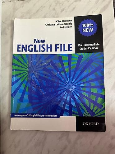 dəmir pullar: English file. Nəşrindən və levelindən asılı olaraq 3-4 manat arası — 3