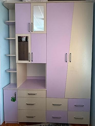 madeyra mebel 2019: Oğlan və qız üçün, Dolab — 1