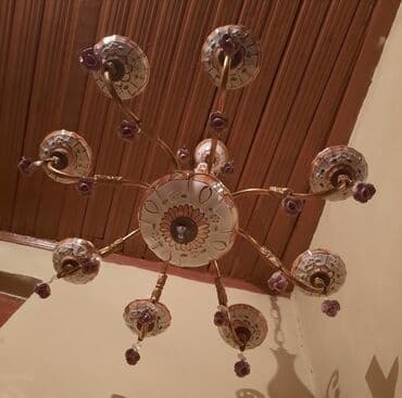 listur satisi: Çılçıraq, 9 lampa, Metal — 4