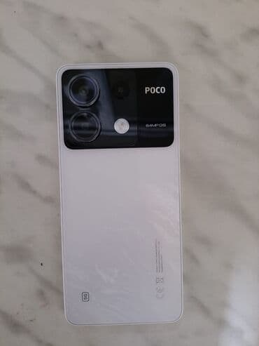 honor x6: Poco X6, 256 GB, rəng - Ağ, Sensor — 2