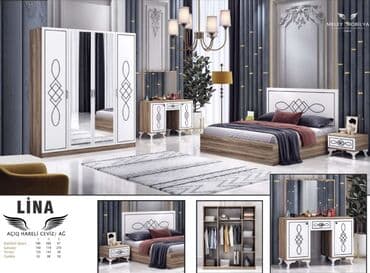 İkinəfərlik çarpayı, Dolab, Termo, 2 tumba, Yeni