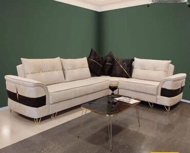 qasq: Yeni, Künc divan, Jurnal masası, Bazasız, Açılmayan — 2