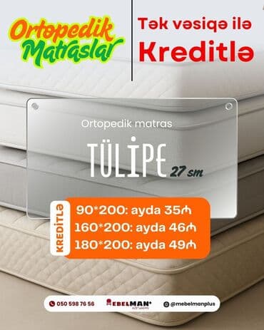 ortopedik dosekler qiymeti: Yeni, Ortopedik matras, İki nəfərlik — 8