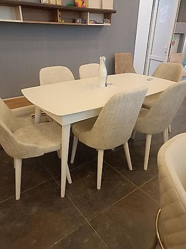 Qonaq otağı üçün, Yeni, Açılan, 6 stul