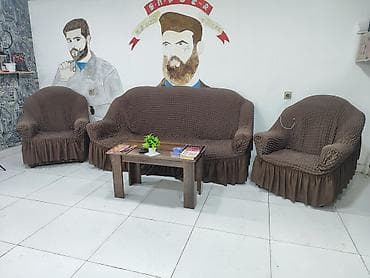 divan ustu parcalar: Divan üçün rəng - Qəhvəyi Yataq örtüyü — 1