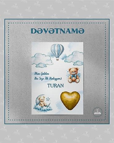 Xüsusi dizayn dəvətnamələr – istənilən tədbir üçün