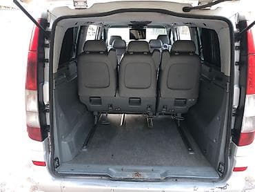 7 yerlik avtomobillər: Mercedes-Benz Viano, gümüşü rəng, Azərbaycanda qeydiyyat — 5