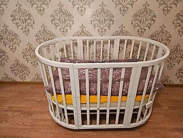 naduvnoy matras: Oğlan və qız üçün, İşlənmiş, Yumru, Beşik, Dəst ilə, Matras ilə, Yellənmə mexanizmsiz — 1