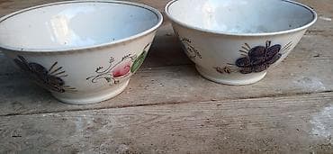 qedim kilim: Kasalar, rəng - Ağ, Farfor — 6