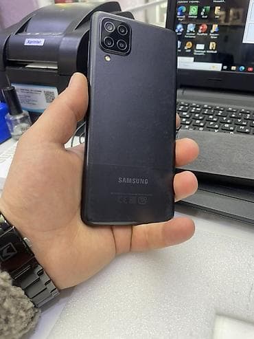 Samsung Galaxy A12, 64 GB, rəng - Qara, Barmaq izi lalafo.az -da Samsung Galaxy A12, 64 GB, rəng - Qara, Barmaq izi