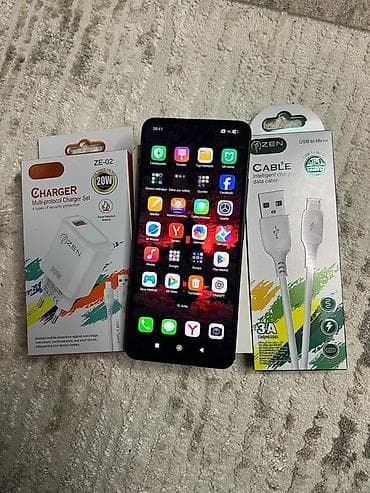 telefon satişi: Redmi 14C, 128 GB, rəng - Qara, Barmaq izi, Face ID — 3