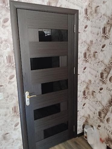 2106 qapi: Daxili otaq qapısı – tünd qəhvəyi rəngdə, müasir dizayn - Material — 1