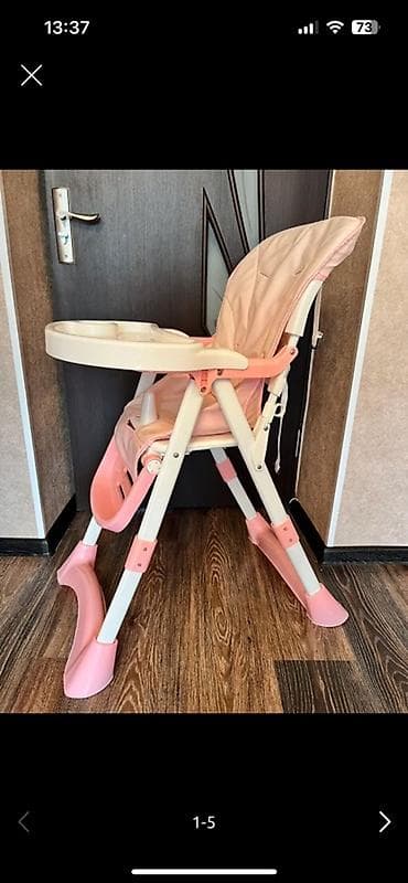 yun corab: Uşaqlar üçün yemək stolu + hədiyyə skuter - Komplekt: çəhrayı rəngli — 7