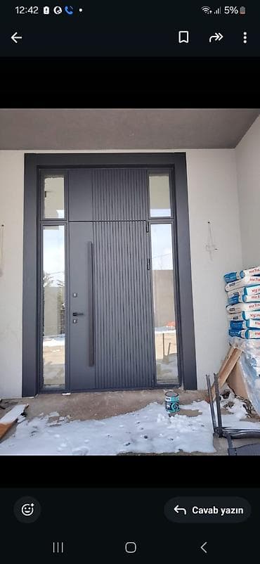 Перила: Metal qapı və dəmir işləri – dizayn və istehsal - Müasir dizaynlı — 2