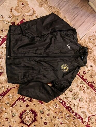 fosfor kurtka: Qara küləkkeçirməz üst geyimi (yüngül jaket) - Rəng: qara - Material — 2