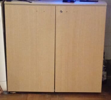 Açılan, 2 qapılı Düz dolab