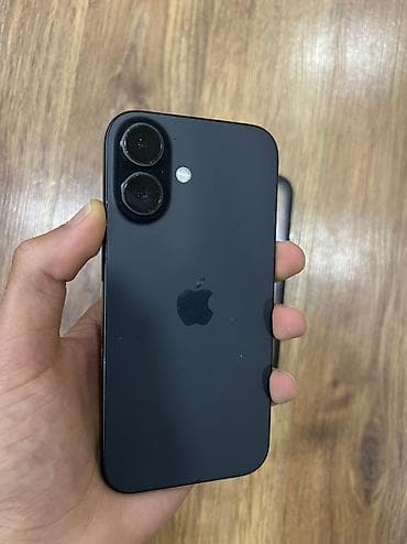 gence univermaq telefon: IPhone 16, 128 GB, Qara, Zəmanət, Simsiz şarj, Face ID — 2