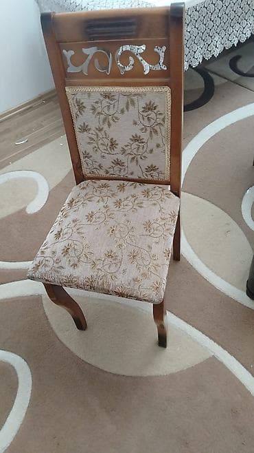 kuru: Klassik üslubda yemək otağı dəsti - Masa: düzbucaqlı forma — 3