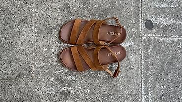 NIVELLI qadın sandal modeli - Üç zolaqlı dizayn: ön hissədə iki — 2