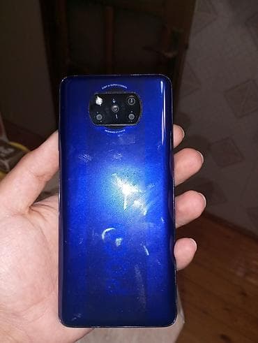 samsung note 10 plus ekran: Poco X3 Pro, rəng - Mavi, Barmaq izi — 5