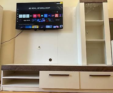 Düz TV altlığı, Polkalı, Laminat — 2