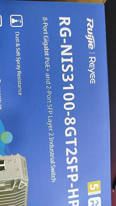 Комплектующие для ПК и ноутбуков: RuiJie Reyee RG-NIS3100-8GT2SFP-HP sənaye şəbəkə avadanlığı və enerji — 4